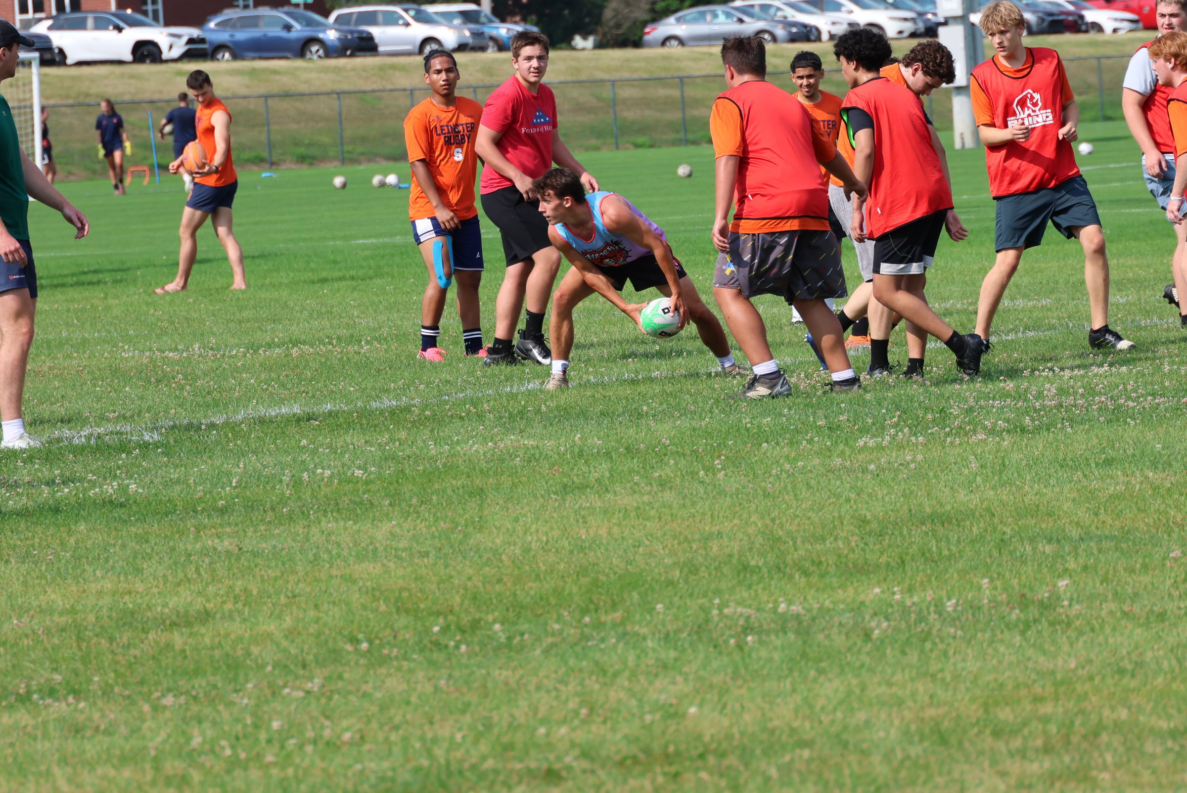 Training — taking the ball in